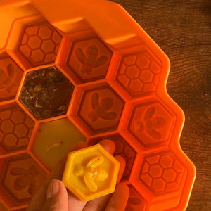 Molde colmena de abeja para hacer velas caseras