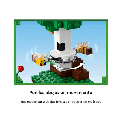 La Cabaña Abeja del Videojuego Minecraft  | LEGO-21241