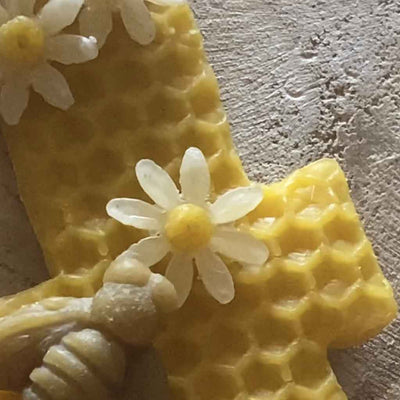 Margaritas | Velas de Cera de Abeja, Números de Cumpleaños