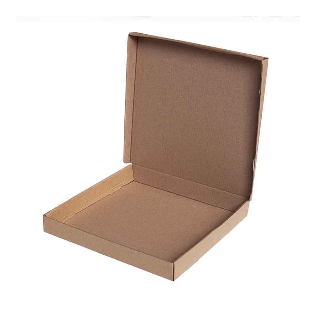 Caja cartón kraft 23x23x3 cm