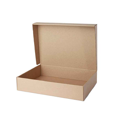 Caja cartón kraft 29,5x21,5x6 cm