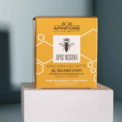 Mascarilla Facial de noche al Veneno de Abeja con arándanos y polen | APINFIORE