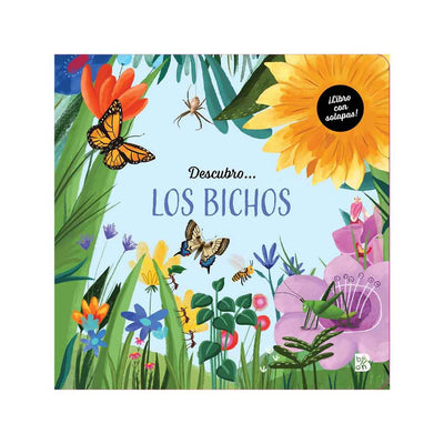 Descubro... los bichos | Libro infantil con solapas sobre abejas y polinizadores