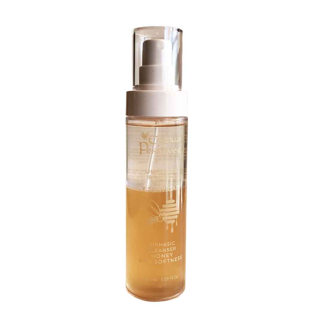 Desmaquillante bifásico con miel | Limpiador facial natural - Castillo de Peñalver