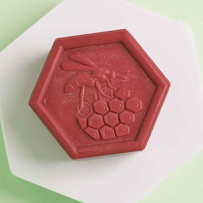 Jabón natural hexagonal vegetal Miel y Frutos Rojos | APINFIORE