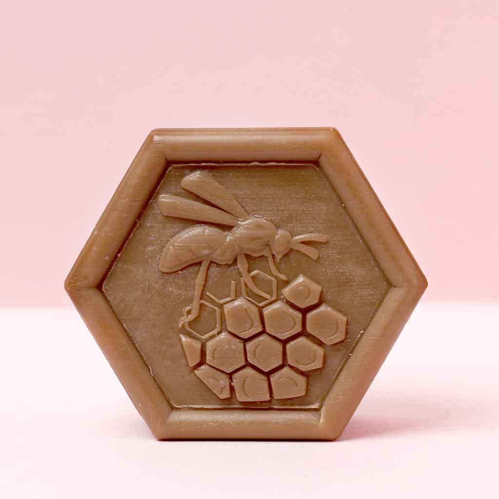 Jabón natural hexagonal vegetal Propóleos | APINFIORE