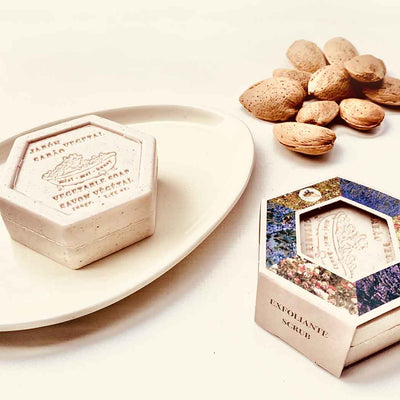 Jabón Exfoliante Miel y Leche de Almendras | Castillo de Peñalver