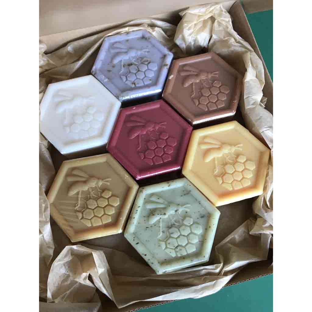 7 jabones de abejas APINFIORE