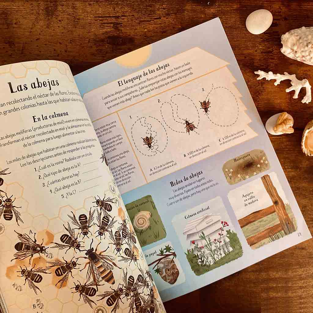 Pasatiempos y Juegos en la Naturaleza | Libro de actividades para 7-8 años