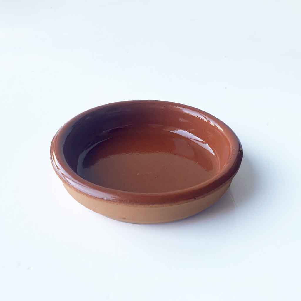 Portavela cuenco 9 cm | terracota