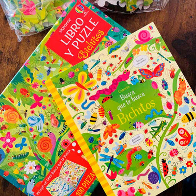 BICHITOS | Puzzle y libro de actividades infantiles + de 4 años