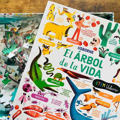 EL ÁRBOL DE LA VIDA | Puzle y libro de actividades infantiles +8 años